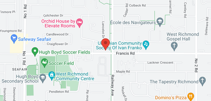 map of 4839 FRANCIS ROAD